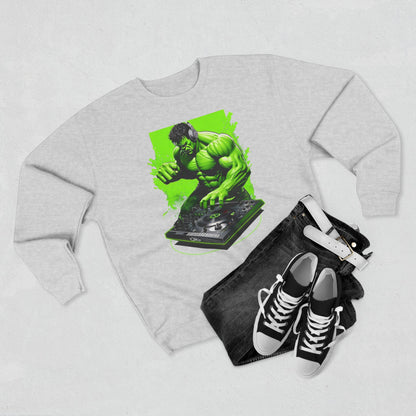 Funny DJ Hulk High Quality Unisex Heavy Blend™ Crewneck Sweatshirt