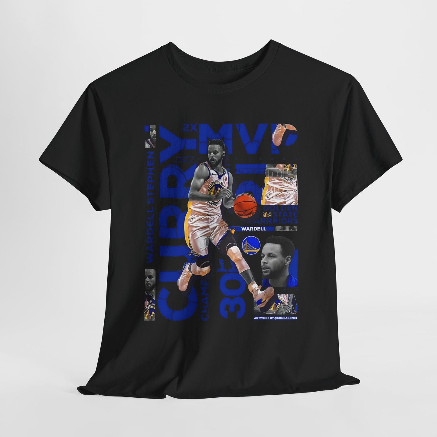 New Golden State Warriors Stephen Curry High Quality Printed Unisex Heavy Cotton T-Shirt