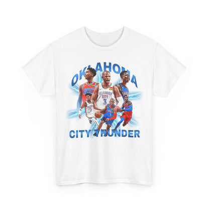 Oklahoma City Thunder High Quality Printed Unisex Heavy Cotton T-shirt