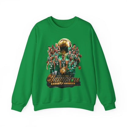 New Boston Celtics 2024 NBA Champions High Quality Unisex Heavy Blend™ Crewneck Sweatshirt