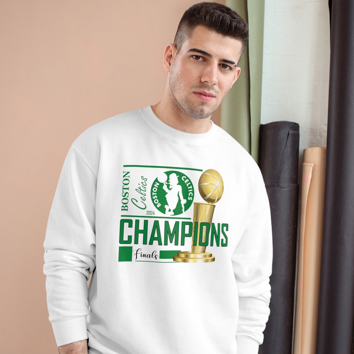 Boston Celtics 2024 NBA Champions High Quality Unisex Heavy Blend™ Crewneck Sweatshirt