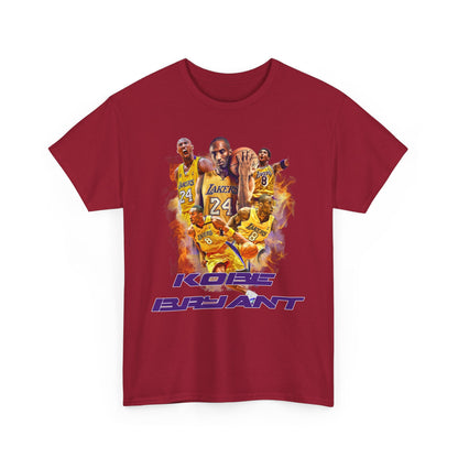 Los Angeles Lakers Legend Kobe Bryant High Quality Printed Unisex Heavy Cotton T-Shirt
