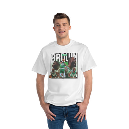 Boston Celtics Jaylen Brown High Quality Printed Unisex Heavy Cotton T-shirt