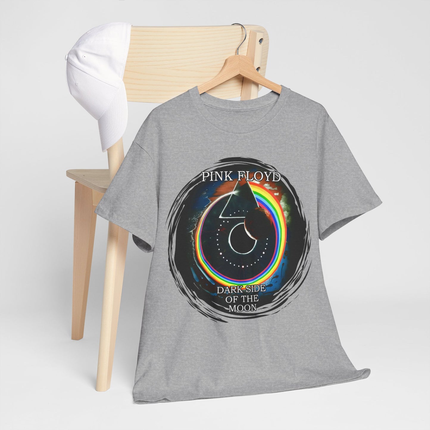 Pink Floyd Dark Side Of The Moon High Quality Printed Unisex Heavy Cotton T-shirt