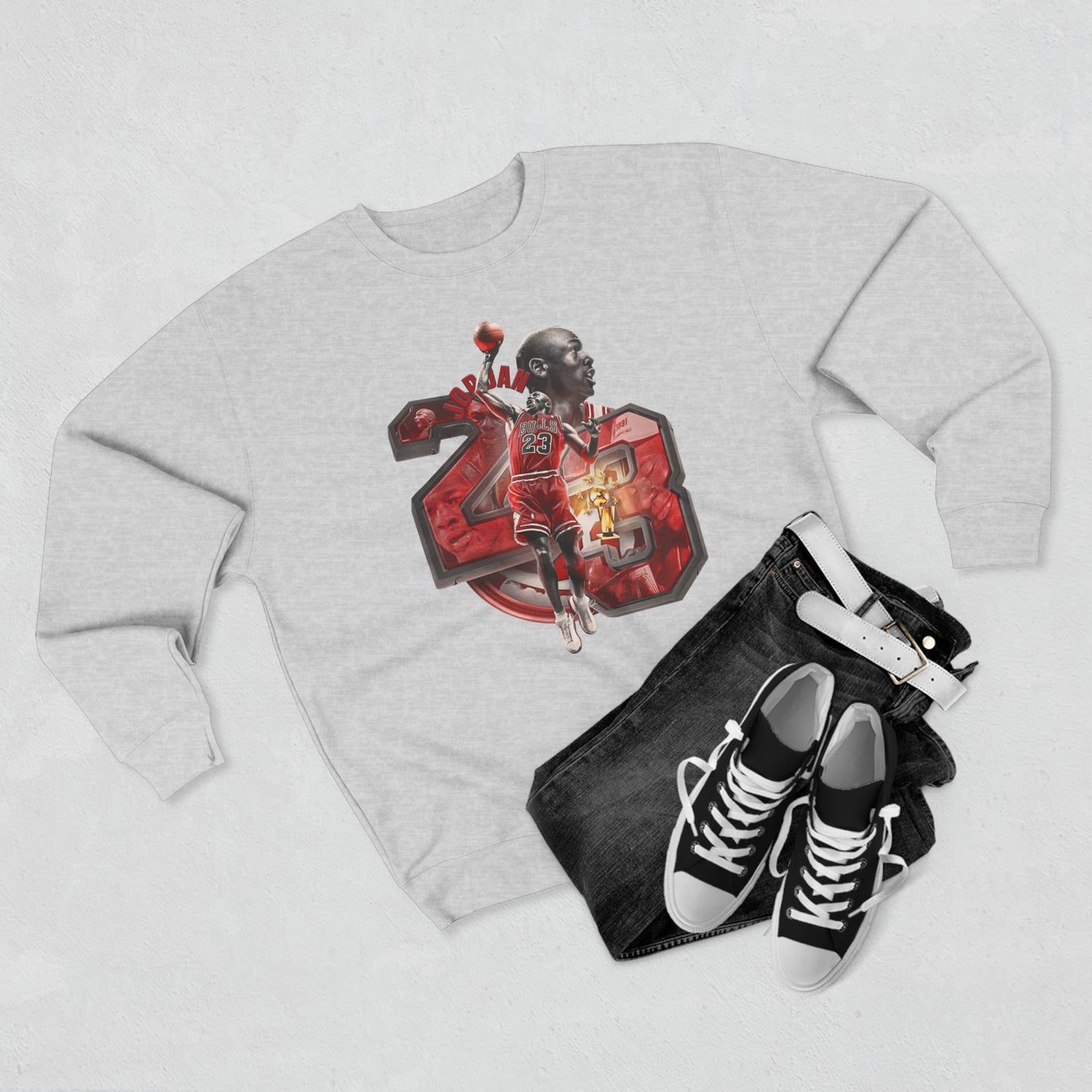 Michael Jordan Forever A Legend High Quality Unisex Heavy Blend™ Crewneck Sweatshirt