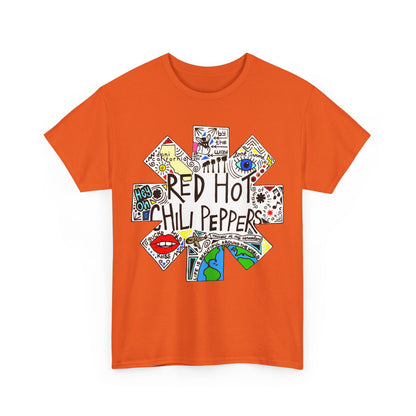 The Red Hot Chilli Pepper High Quality Printed Unisex Heavy Cotton T-shirt