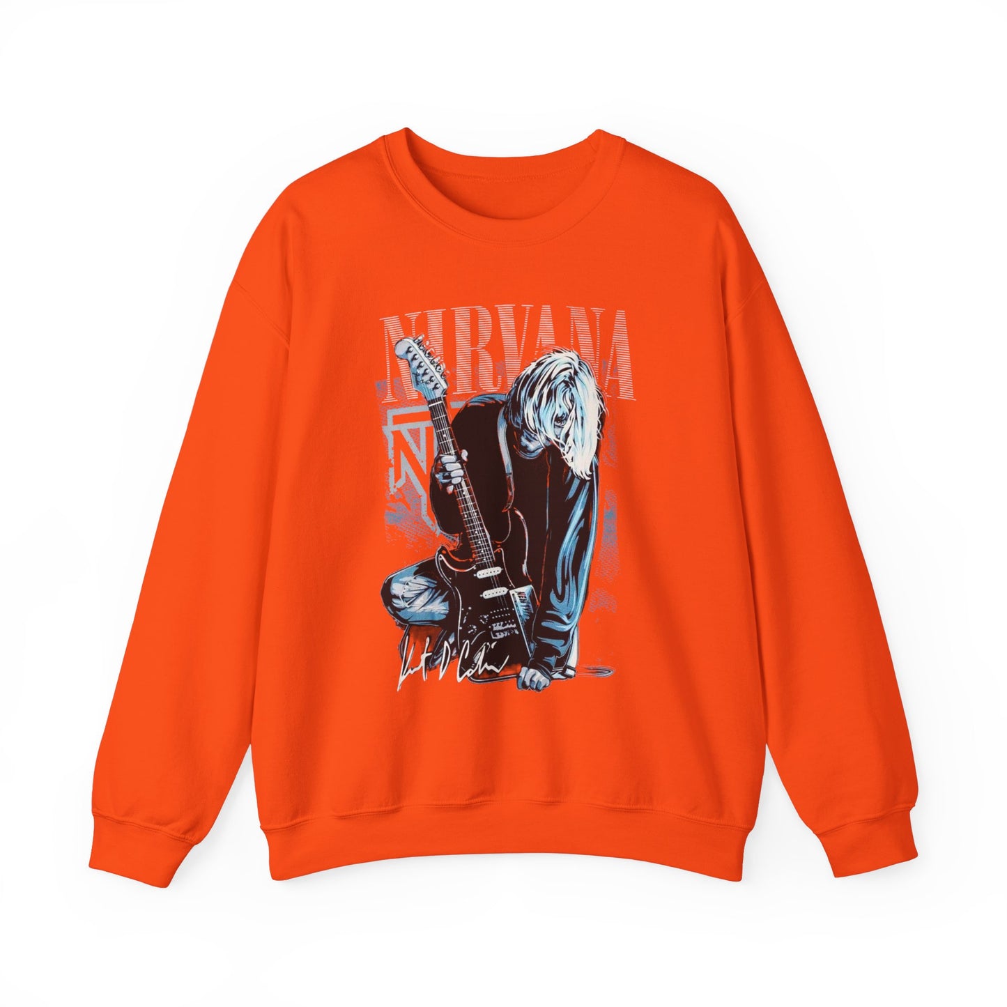Kurt Cobain Nirvana High Quality Unisex Heavy Blend™ Crewneck Sweatshirt