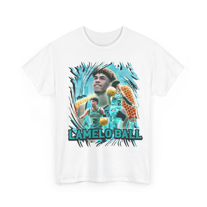 New Charlotte Hornets LaMelo Ball High Quality Printed Unisex Heavy Cotton T-Shirt