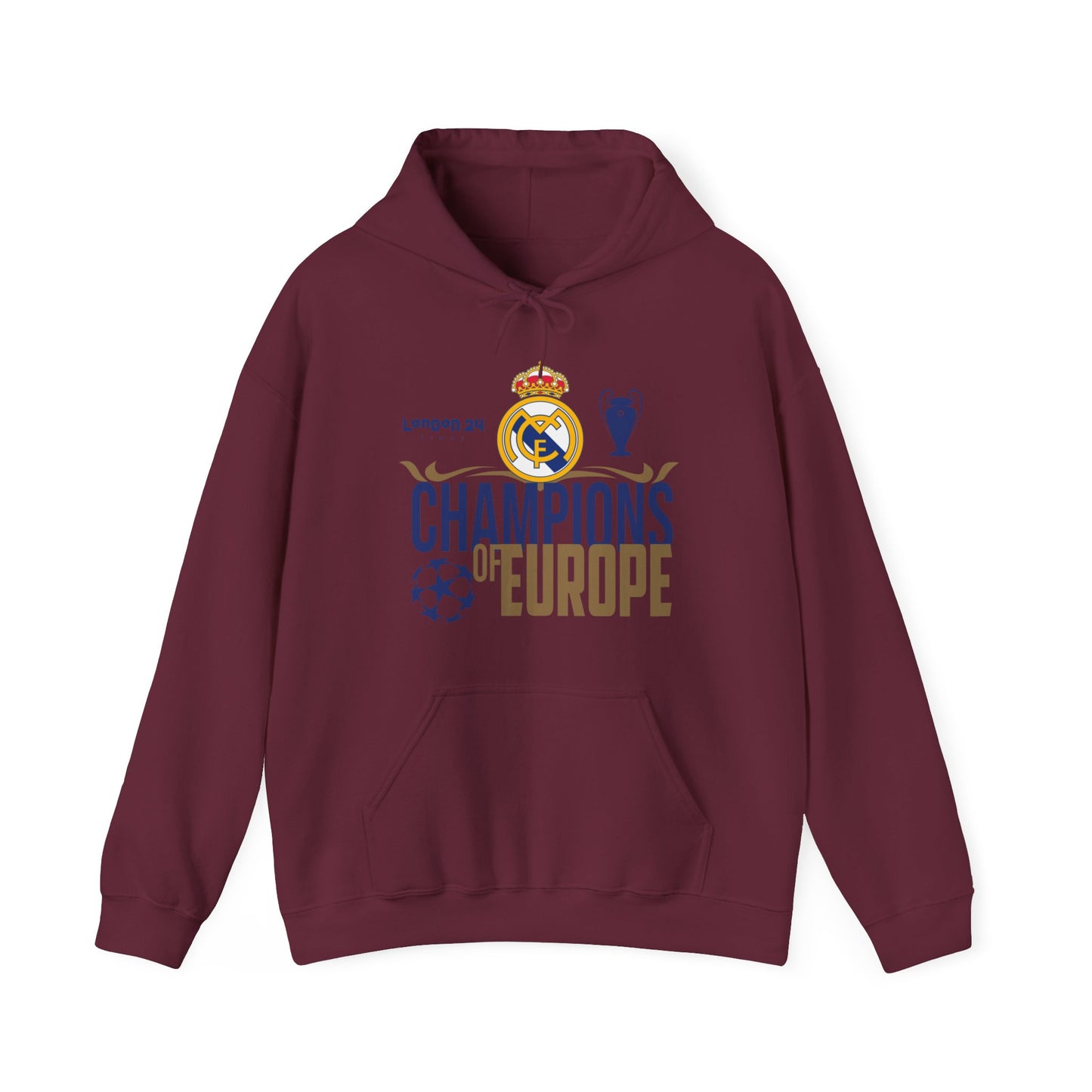 Real Madrid Champions Of Europe High Quality Unisex Heavy Blend™ Hoodie