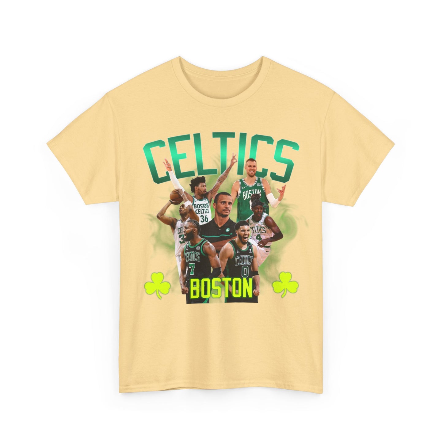 Boston Celtics Champions High Quality Printed Unisex Heavy Cotton T-shirt