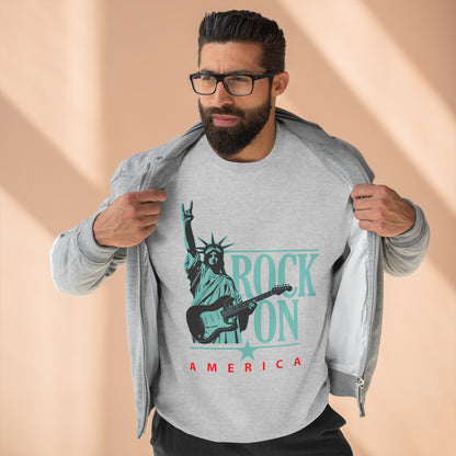 Rock On America High Quality Unisex Heavy Blend™ Crewneck Sweatshirt