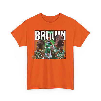 Boston Celtics Jaylen Brown High Quality Printed Unisex Heavy Cotton T-shirt