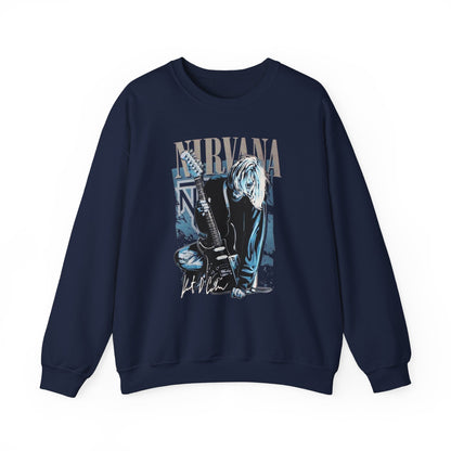 Kurt Cobain Nirvana High Quality Unisex Heavy Blend™ Crewneck Sweatshirt