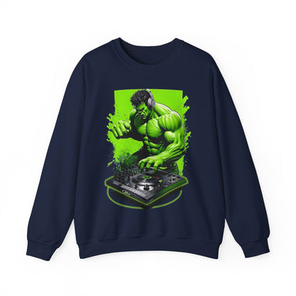 Funny DJ Hulk High Quality Unisex Heavy Blend™ Crewneck Sweatshirt