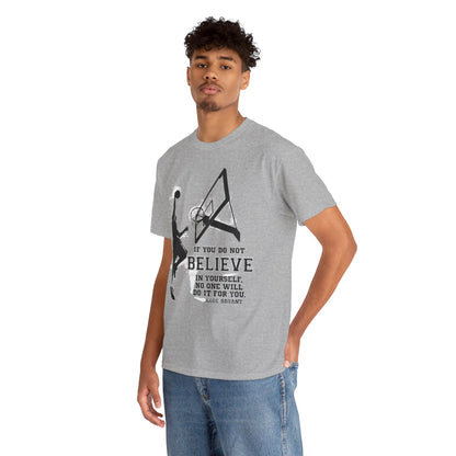 Kobe Bryant Message High Quality Printed Unisex Heavy Cotton T-shirt