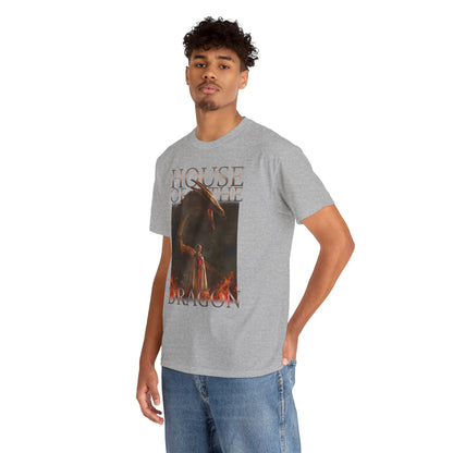 House Of The Dragon High Quality Printed Unisex Heavy Cotton T-shirt