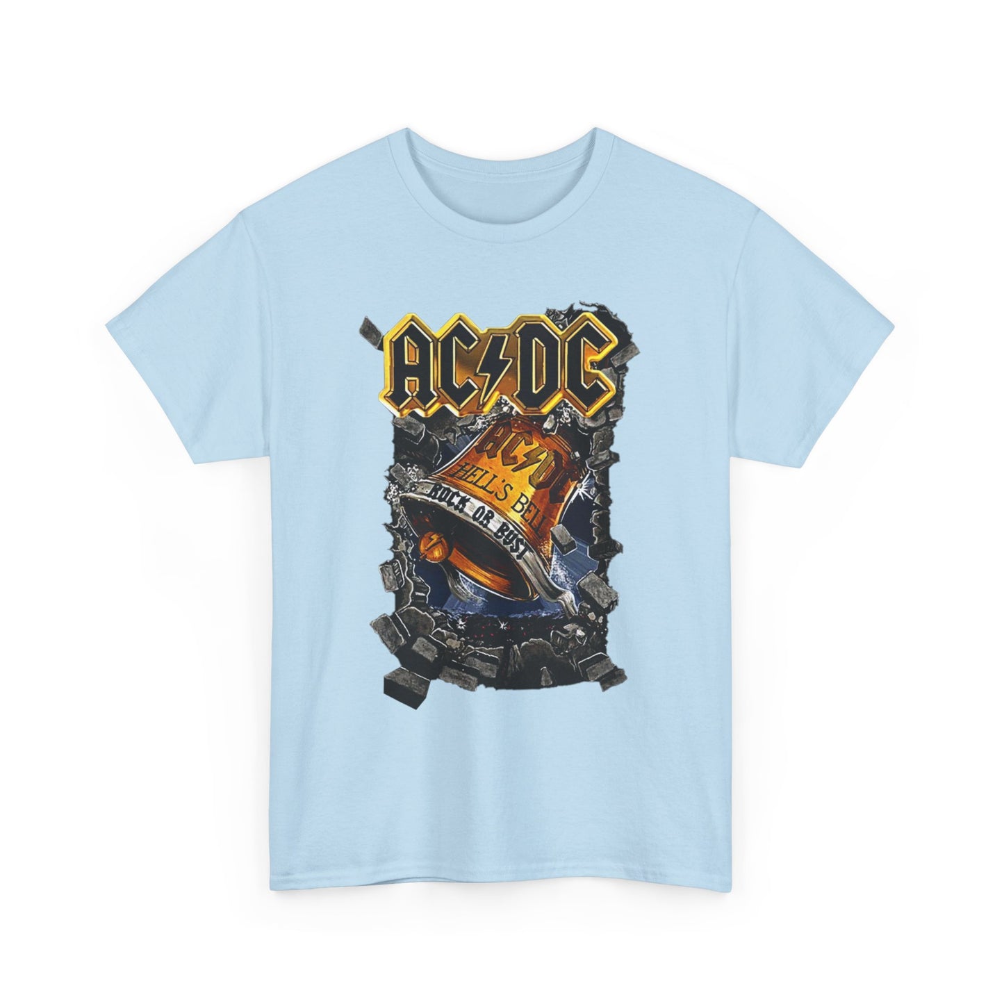 AC/DC High Quality Printed Unisex Heavy Cotton T-shirt