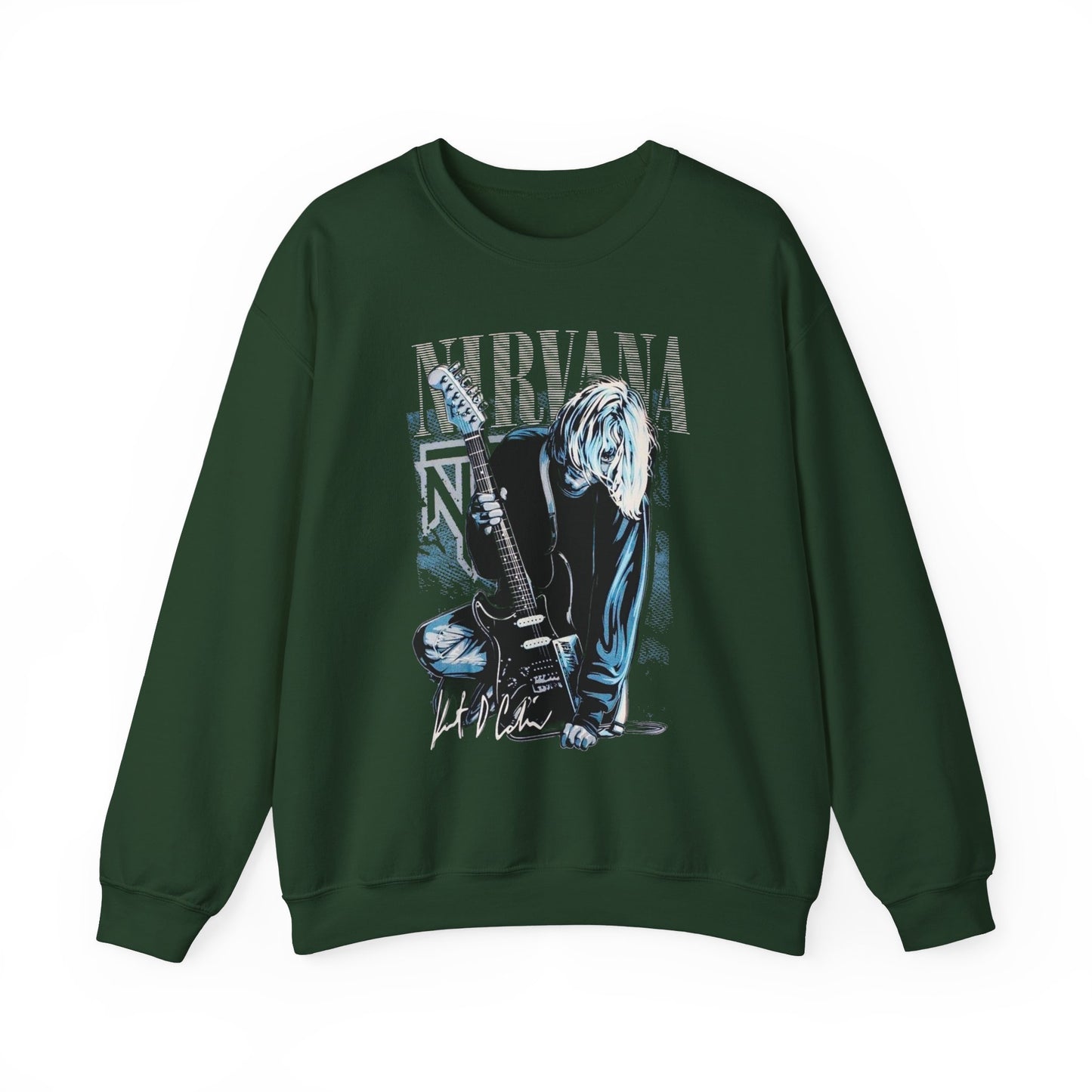 Kurt Cobain Nirvana High Quality Unisex Heavy Blend™ Crewneck Sweatshirt