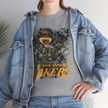 Los Angeles Lakers High Quality Printed Unisex Heavy Cotton T-Shirt