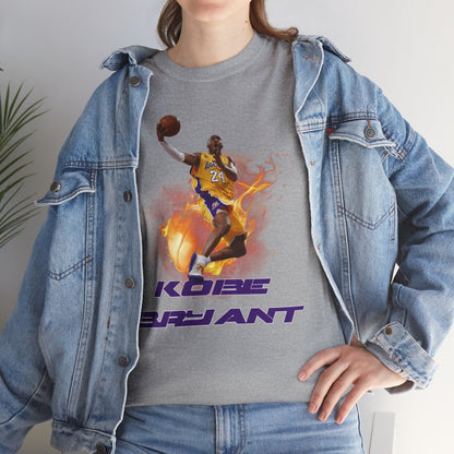 Los Angeles Lakers Kobe Bryant High Quality Printed Unisex Heavy Cotton T-Shirt