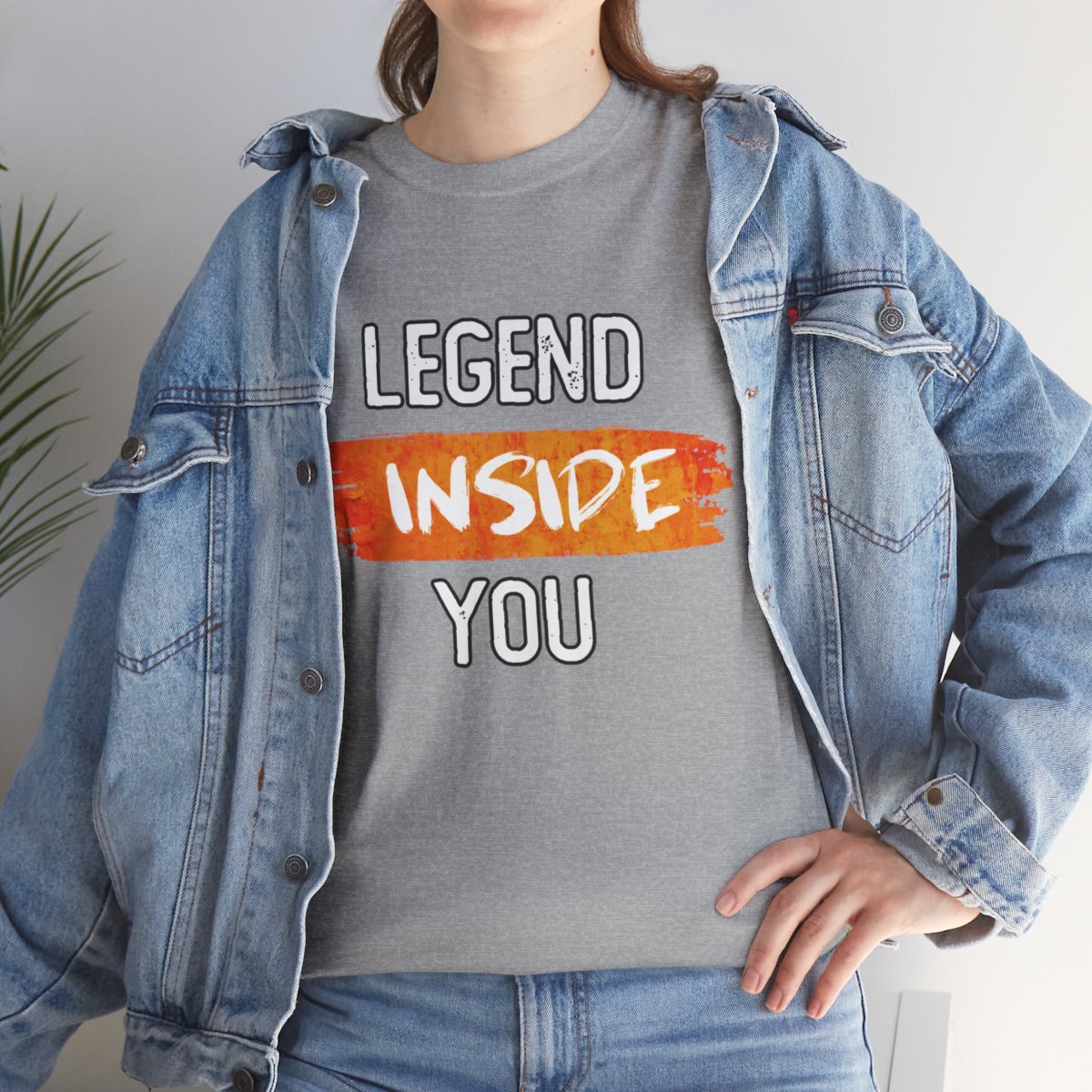 Legend Inside You High Quality Printed Unisex Heavy Cotton T-shirt