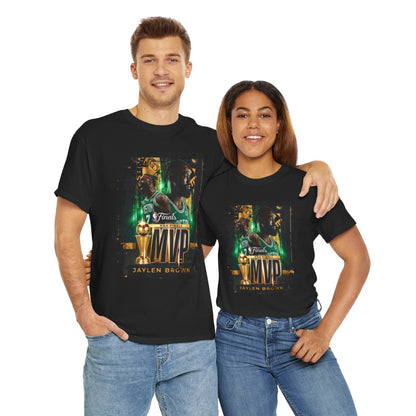 Jaylen Brown Boston Celtics High Quality Printed Unisex Heavy Cotton T-shirt
