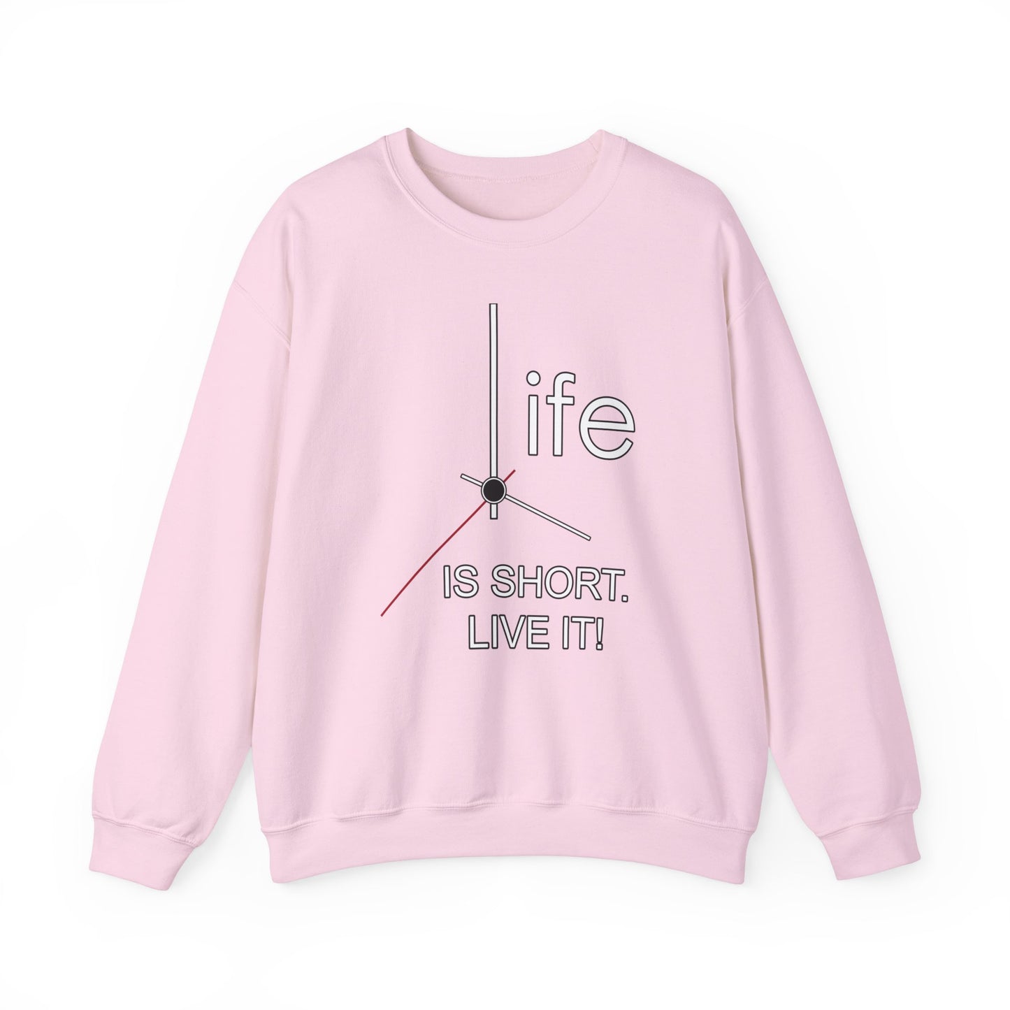 Life Is Short Live It High Quality Unisex Heavy Blend™ Crewneck Sweatshirt