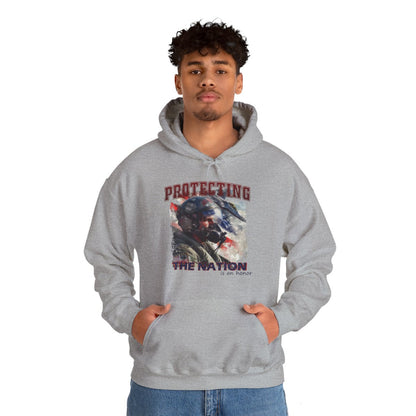 New Military Personnel 'Protecting the nation is an honor' High Quality Unisex Heavy Blend™ Hoodie