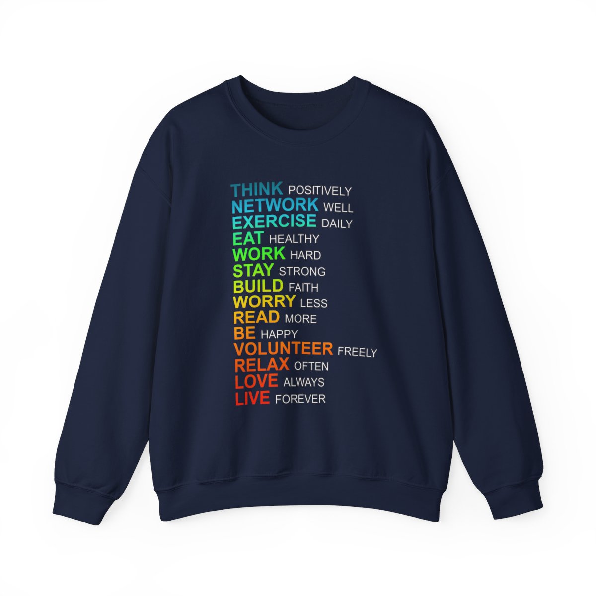 Think Positively High Quality Unisex Heavy Blend™ Crewneck Sweatshirt