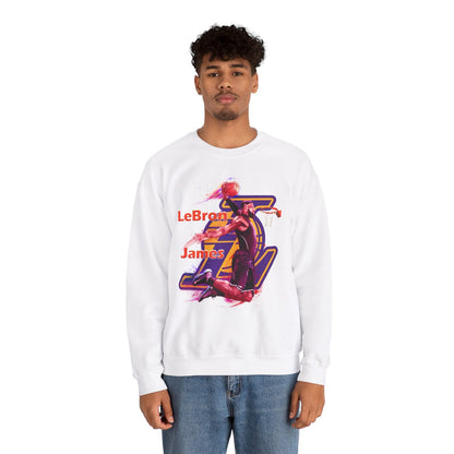 Los Angeles Lakers LeBron James High Quality Unisex Heavy Blend™ Crewneck Sweatshirt