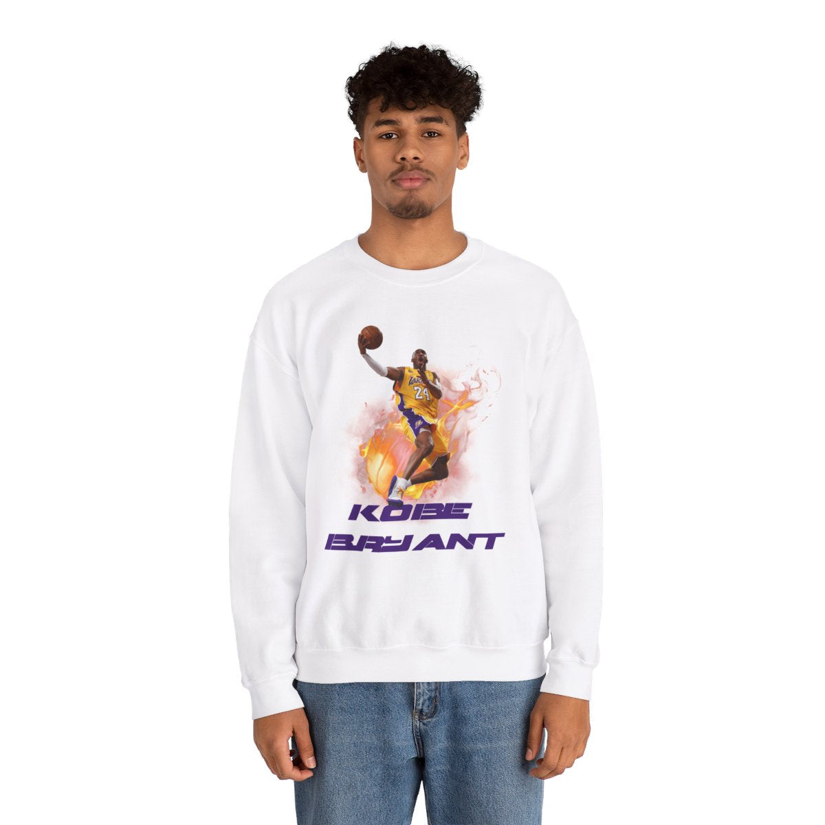 Los Angeles Lakers Kobe Bryant High Quality Unisex Heavy Blend™ Crewneck Sweatshirt