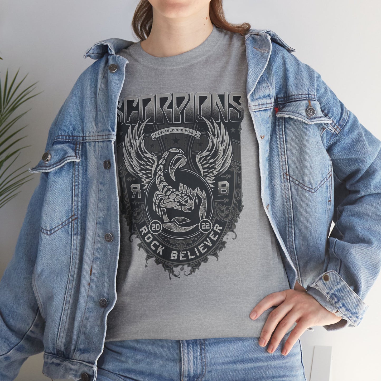 The Scorpions High Quality Printed Unisex Heavy Cotton T-shirt