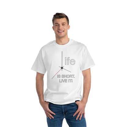 Life Is Short Live It High Quality Printed Unisex Heavy Cotton T-shirt