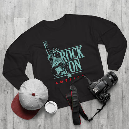 Rock On America High Quality Unisex Heavy Blend™ Crewneck Sweatshirt