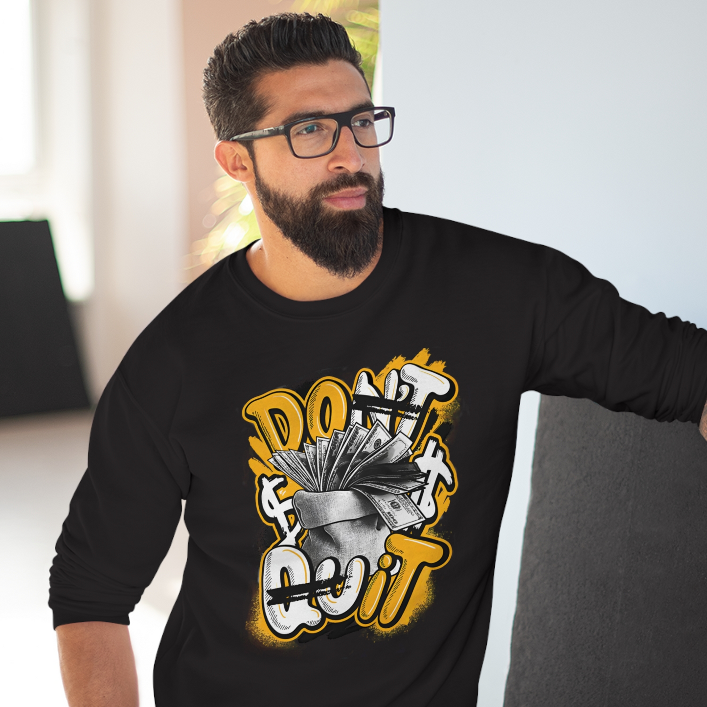 Don't Quit High Quality Unisex Heavy Blend™ Crewneck Sweatshirt