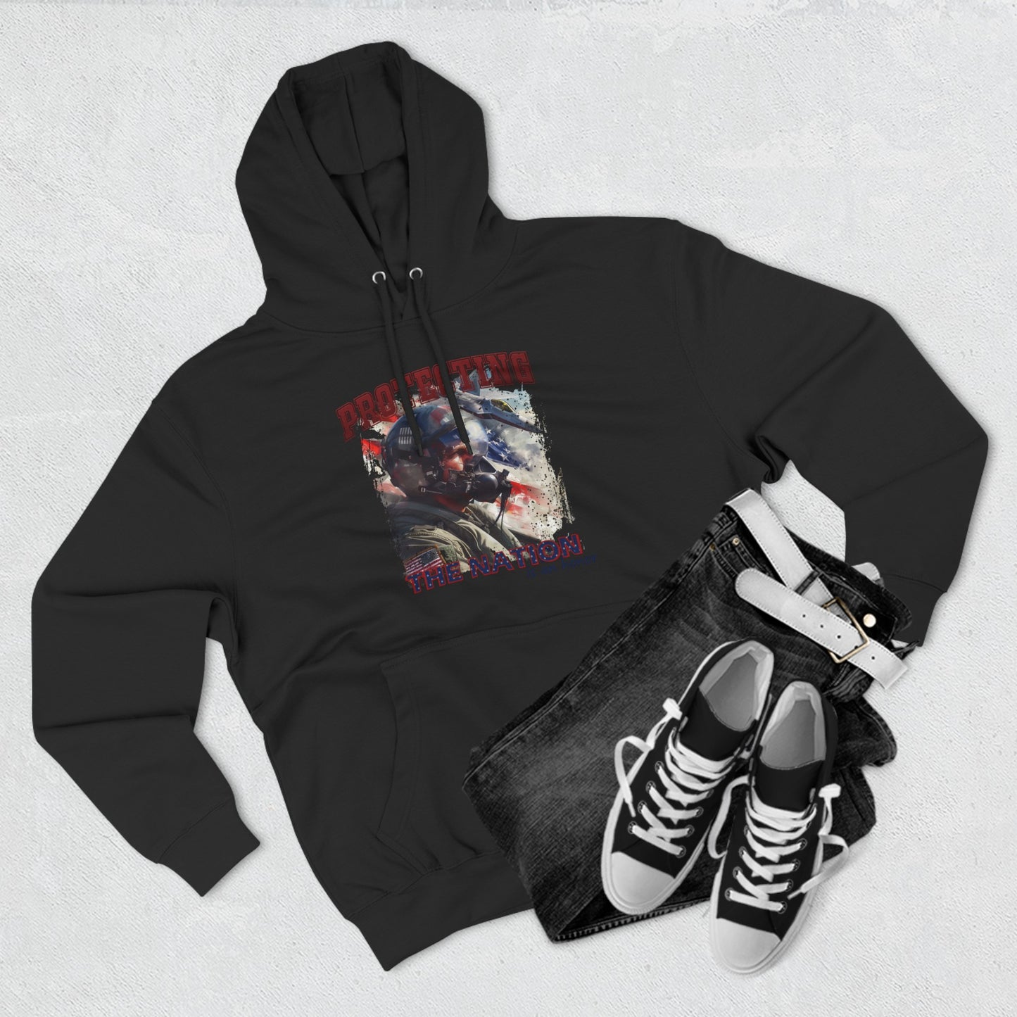 New Military Personnel 'Protecting the nation is an honor' High Quality Unisex Heavy Blend™ Hoodie