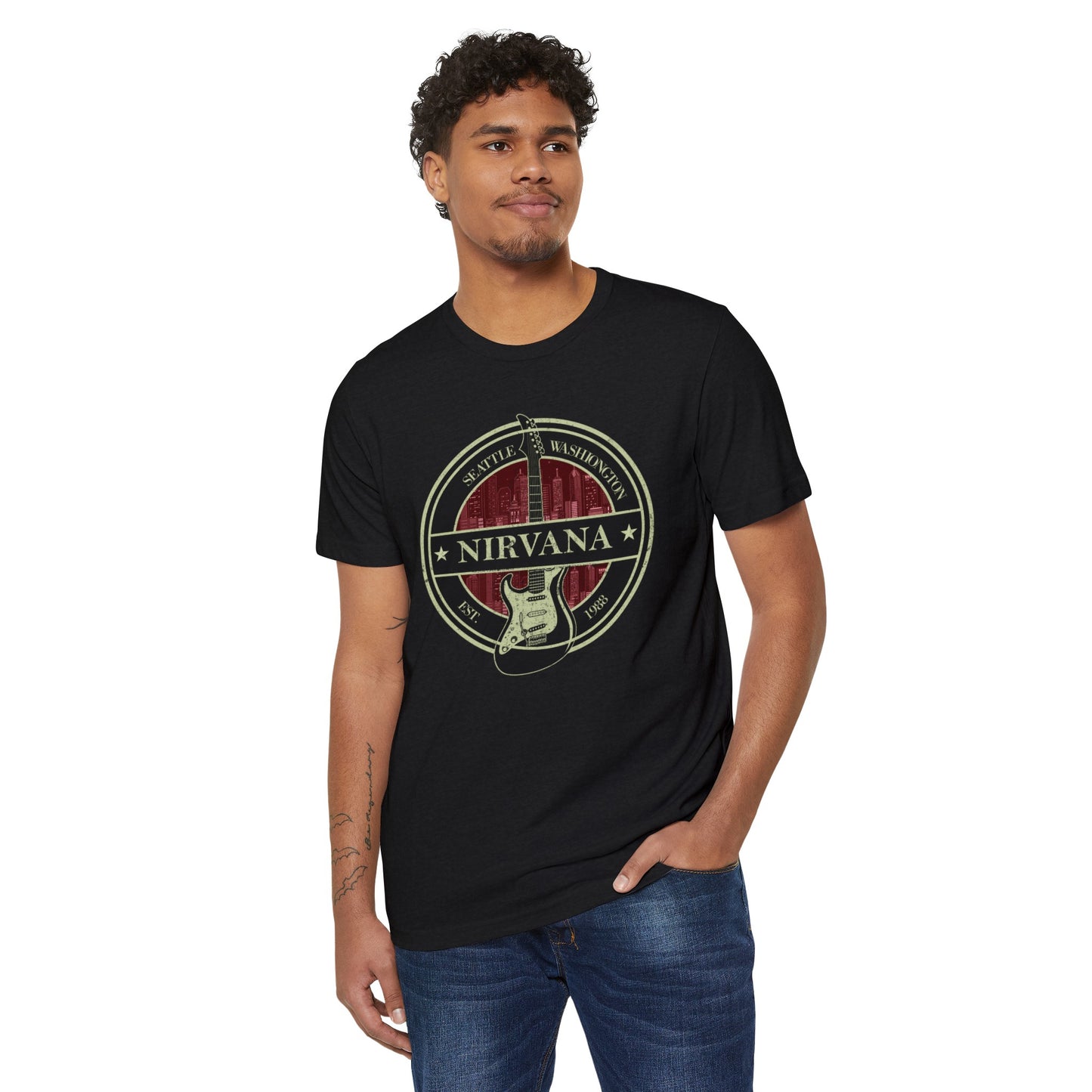 Nirvana High Quality Printed Unisex Heavy Cotton T-shirt