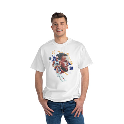 Golden State Warriors Stephen Curry 30 High Quality Printed Unisex Heavy Cotton T-Shirt